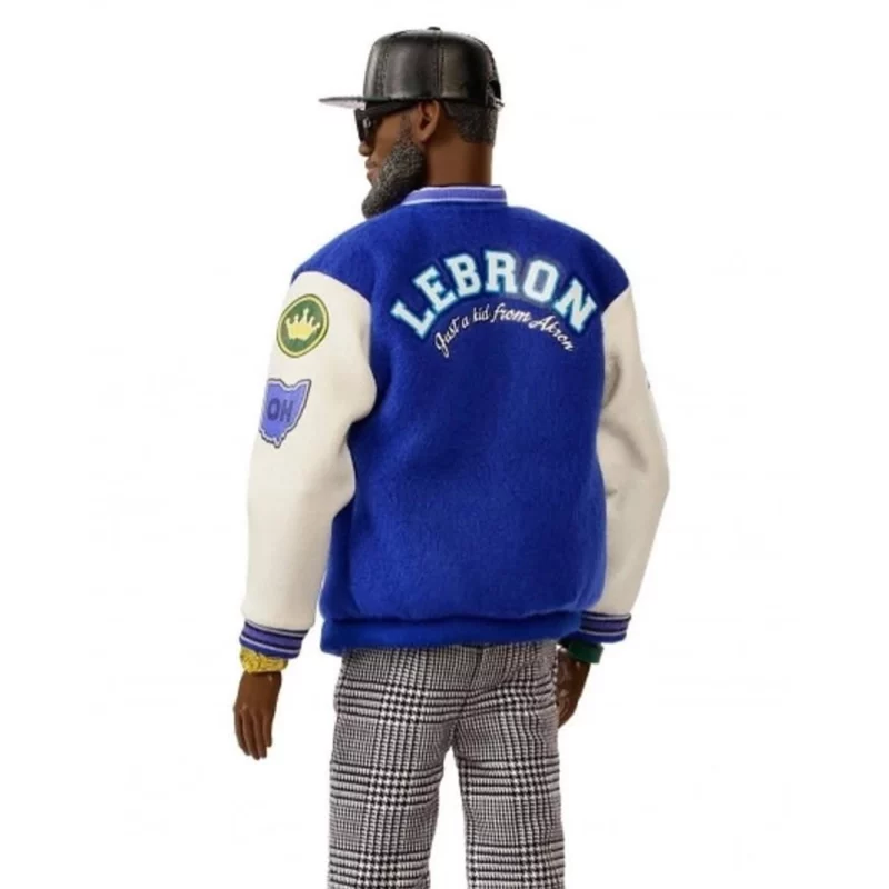 Lebron James KenDoll Barbie Varsity Jacket