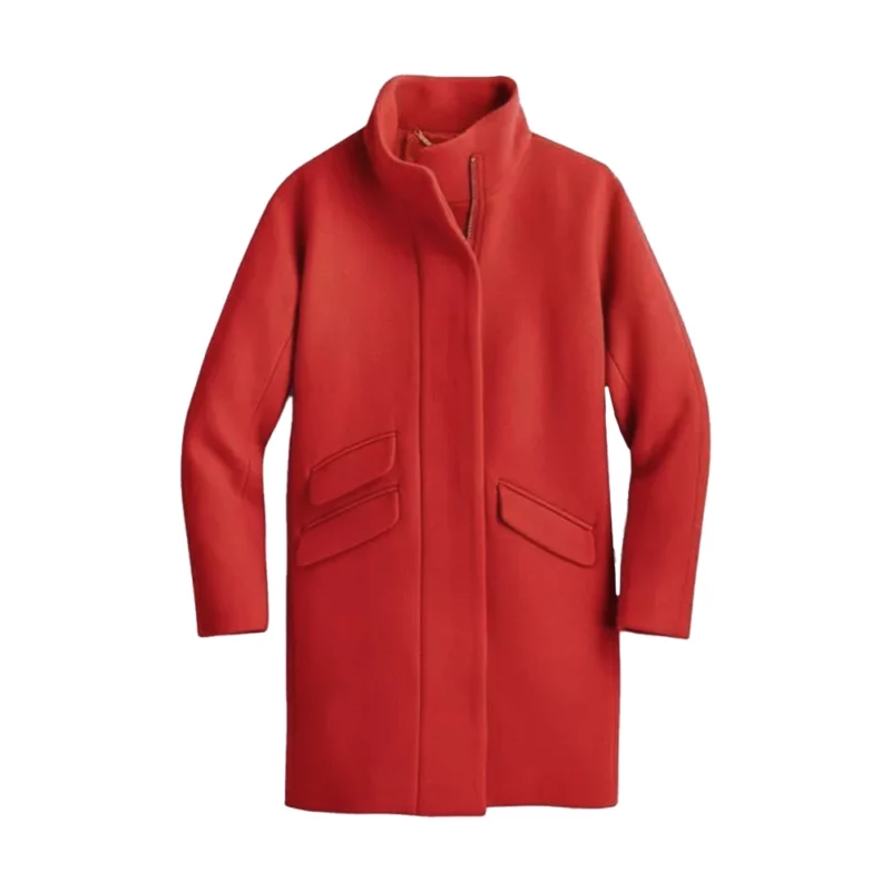 Liz Kreutz The Today Show 2025 Red Zip Coat