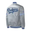 Los-Angeles-Dodgers-Full-Snap-Jacket-Grey