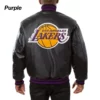 Los Angeles Lakers Black Varsity Jacket