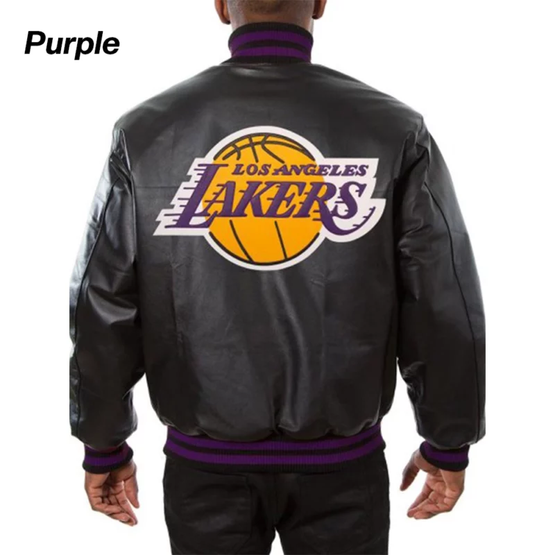Los Angeles Lakers Black Varsity Jacket