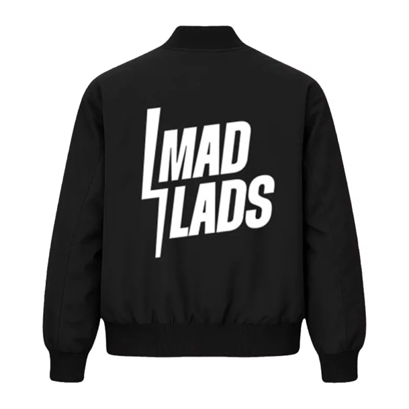 Mad Lads Black Bomber Jacket - Unisex