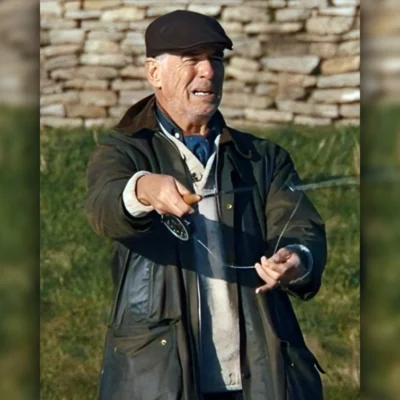 Mobland Pierce Brosnan Leather Jacket