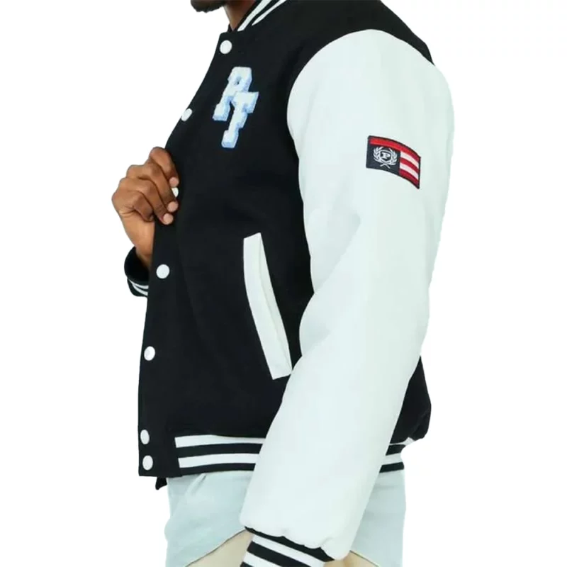 Phat Farm Black & White Varsity Jacket