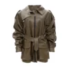 Pop The Balloon Live 2025 Yvonne Orji Brown Biker Leather Jacket