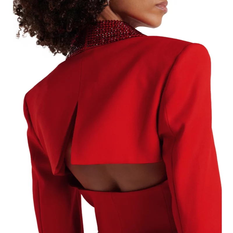 Ransom Canyon Meta Golding Paula Jo Red Blazer