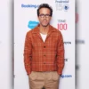 Ryan Reynolds 2025 TIME100 Summit Brown Plaid Jacket