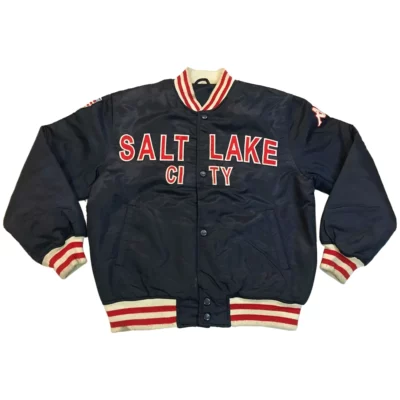 Salt Lake Bomber Satin Jacket