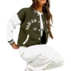 Salt Lake Colour Block Varsity Bomber