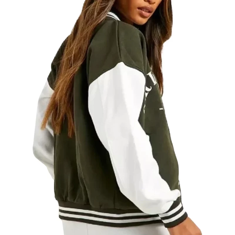 Salt Lake Colour Block Varsity Bomber Jacket