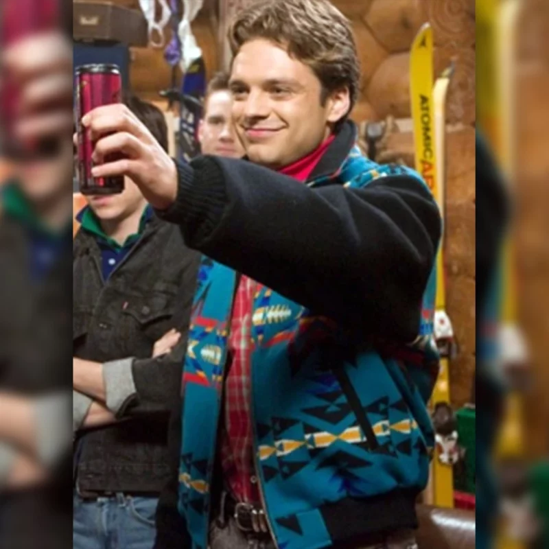 Sebastian Stan Hot Tub Time Machine Wool Jacket