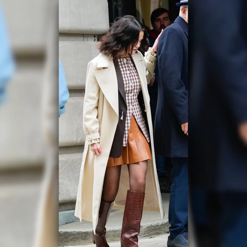Selena Gomez NYC 2025 Coat