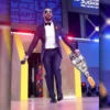 Seth Rollins 2025 Draft Navy Blue Sequin Blazer