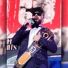 Seth Rollins Draft Navy Blue Sequin Blazer