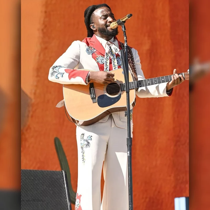 Shaboozey 2025 Floral Suit