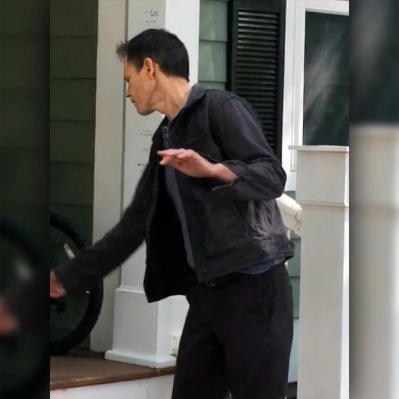 The Bondsman Kevin Bacon Hub Black Jacket