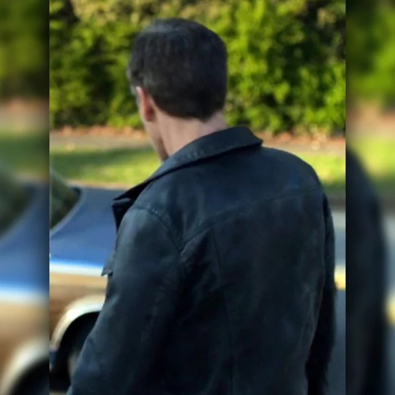 The Bondsman Kevin Bacon Hub Halloran Leather Jacket
