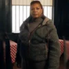 The Equalizer S05 Queen Latifah Robyn McCall Grey Zip-Up Hooded Jacket