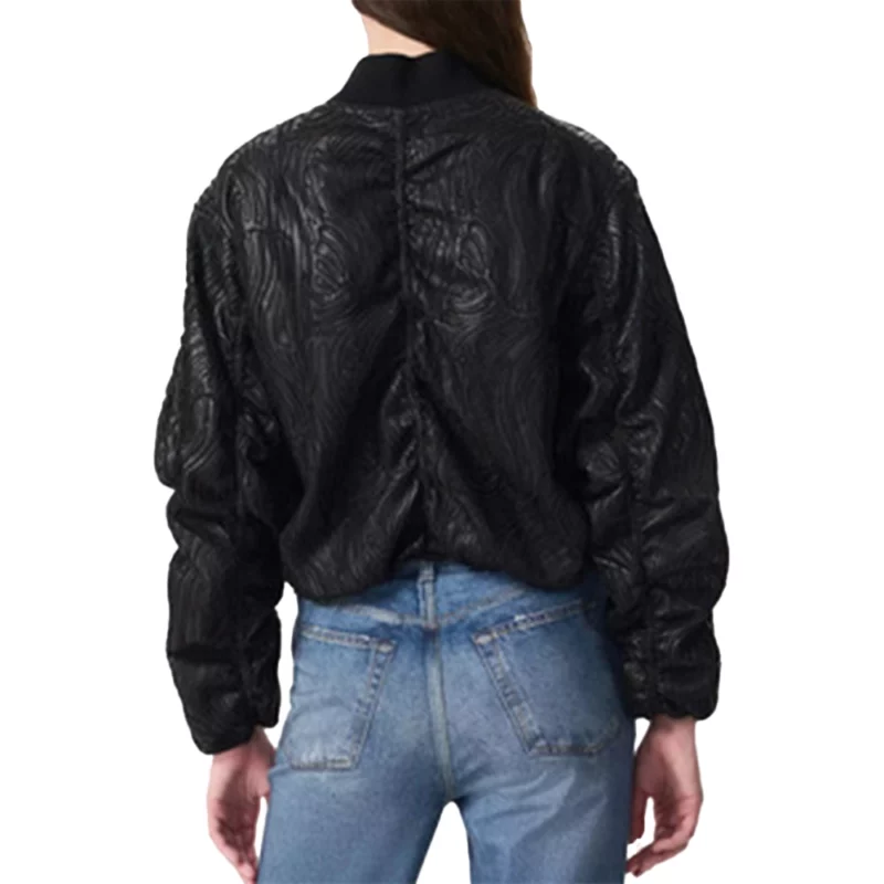 The Equalizer Season 05 Sam Black Leather Bomber Jacket