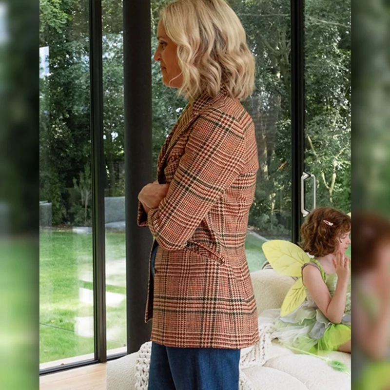 The Stolen Girl Mini Series Denise Gough Checkered Blazer