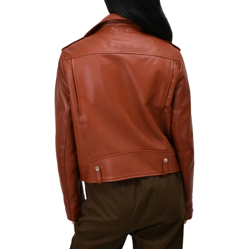 The Today Show 2025 Laura Jarrett Brown Leather Jacket