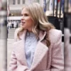 The Today Show Jenna Bush Hager Pink Fuzzy Coat