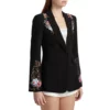 The View 2025 Joy Behar Black Floral Blazer
