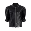 The View 2025 Joy Behar Black Leather Jacket