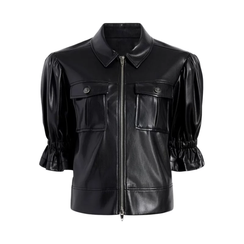 The View 2025 Joy Behar Black Leather Jacket