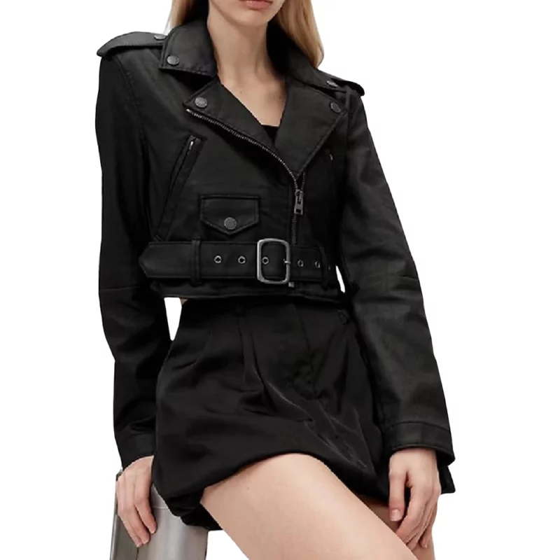 The View 2025 Sunny Hostins Black Moto Jacket