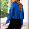 The Voice Hailey Wright Fringed Jacket