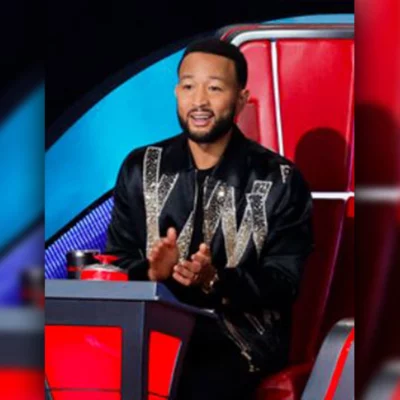 The Voice S27 John legend Crystal Embellished Jacket