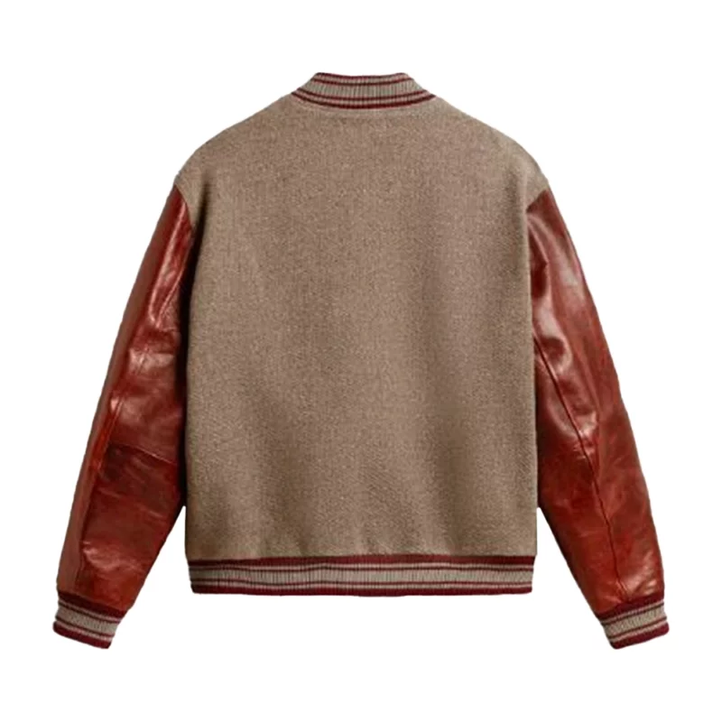 The Voice S27 Michael Buble Gray Burgundy jacket
