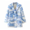 The Voice S27 Nell Simmons Blue & White Blazer