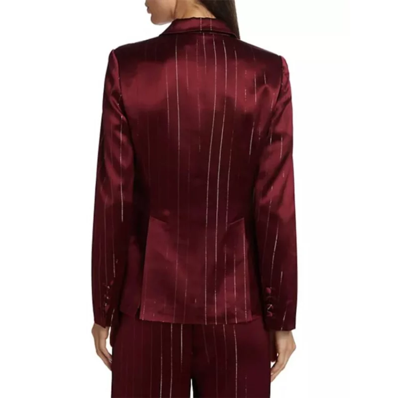 Top Chef S22 Kristen Red Striped Blazer