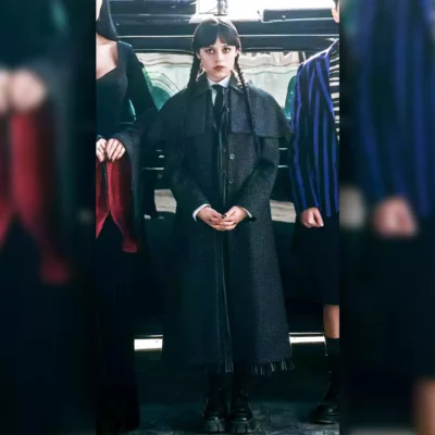 Wednesday S02 Jenna Ortega Coat