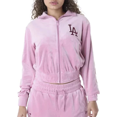 Women LA Dodgers Velour Tracksuit