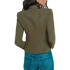 A.J. Cook Criminal Minds Evolution Green Blazer