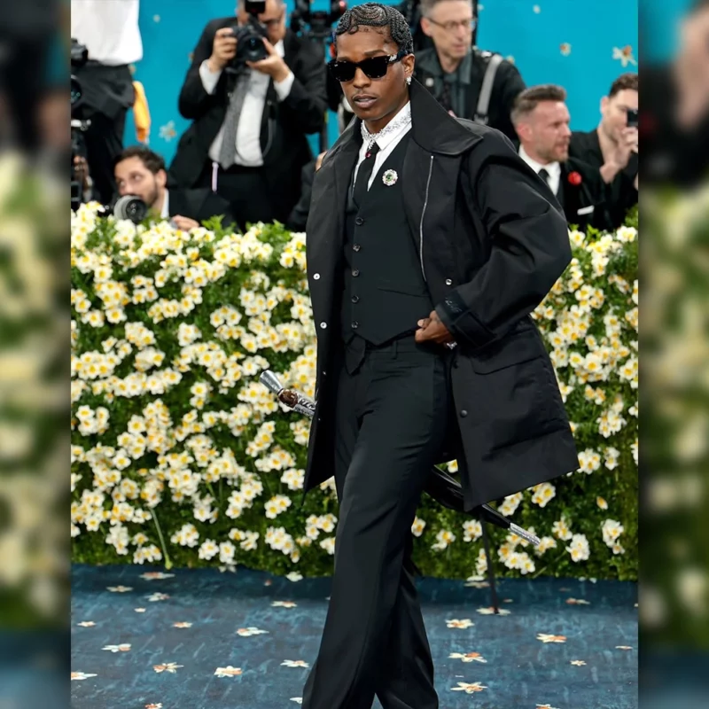 A$AP Rocky MetGala Coat