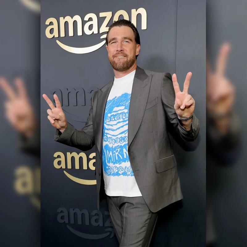 Amazon Upfront Travis Kelce Suit