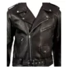 American Idol S23 Carrie Underwood Guns & Roses Back Print Leather Jacket