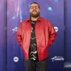 American Idol S23 Che Chesterman Red Leather Jacket