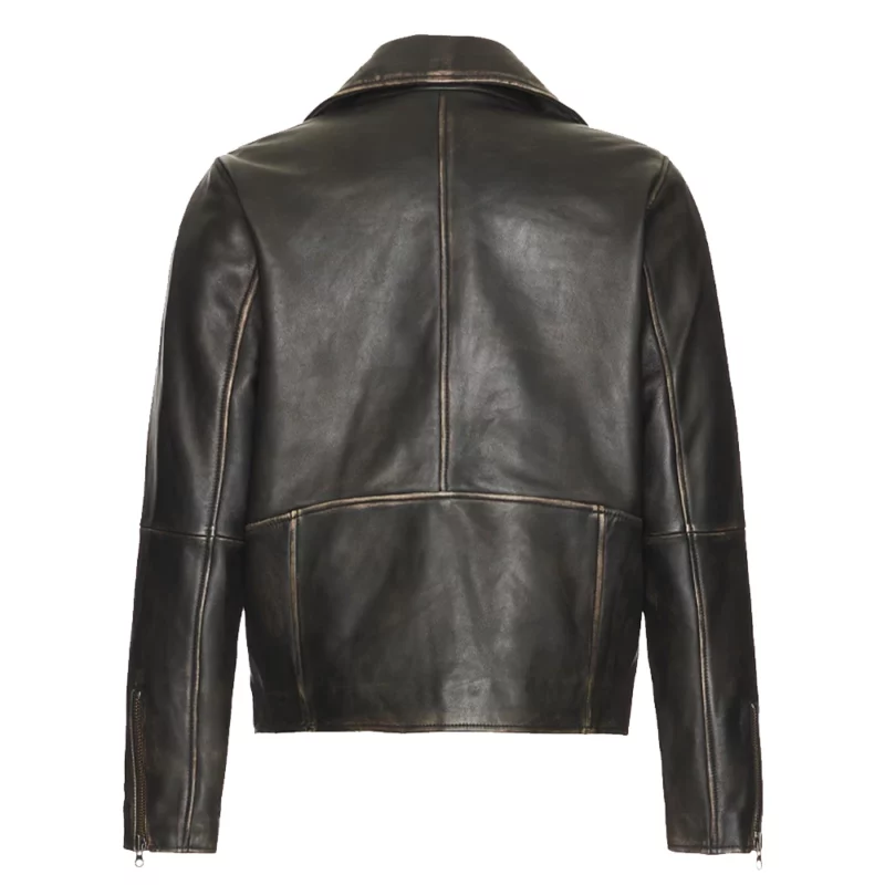 American Idol S23 Josh King Black Leather Jacket