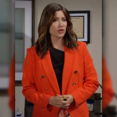 Bold and the Beautiful Jacqueline Wood Red Blazer