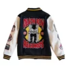 Death Row Records Black & White Varsity Jacket