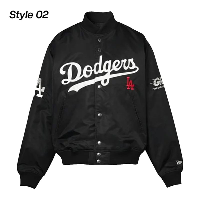 Dodgers Tokyo Series Varsity Black Jacket