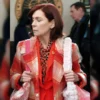 Elsbeth S02 Carrie Preston Red Plaid Coat