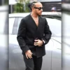 F1 Grand Prix 2025 Lewis Hamilton Black Suit