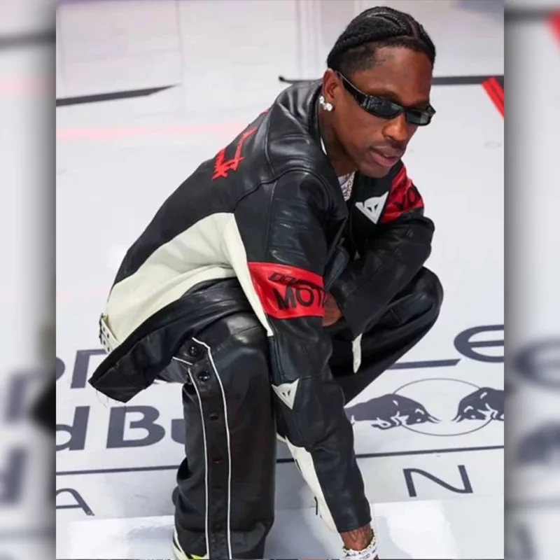 F1 Grand Prix of Miami TravisScott Leather Jacket