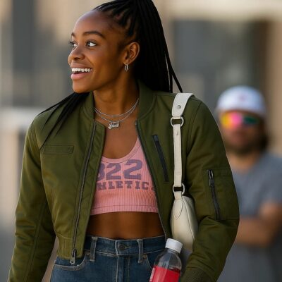 Forever Keisha Clark Green Jacket